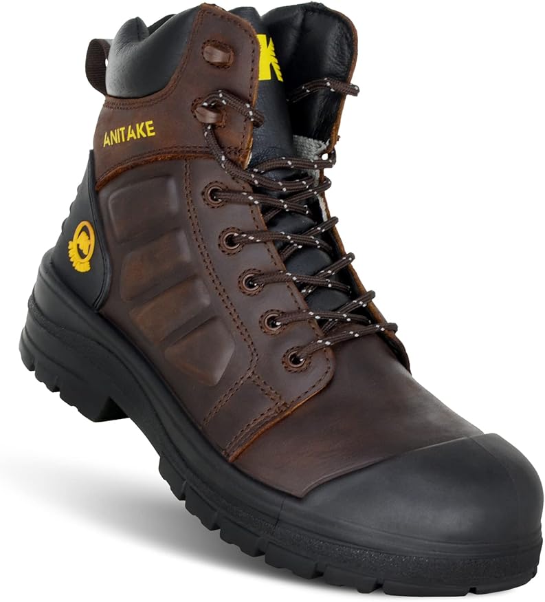 ANITAKE Boots insulation Non Slip Resistance Safety Brown
